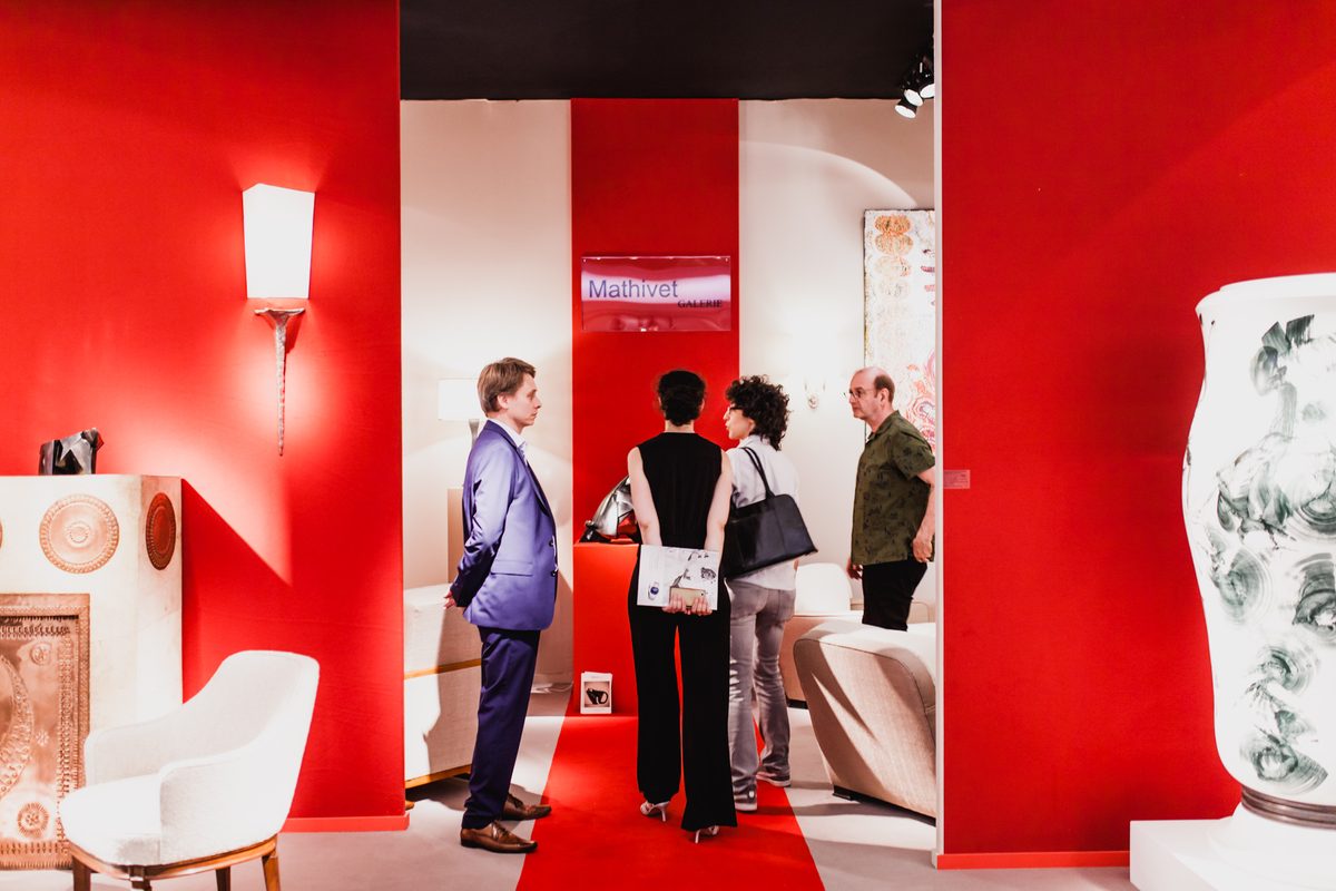 VIZ GROUP art fair installation — gallery stand