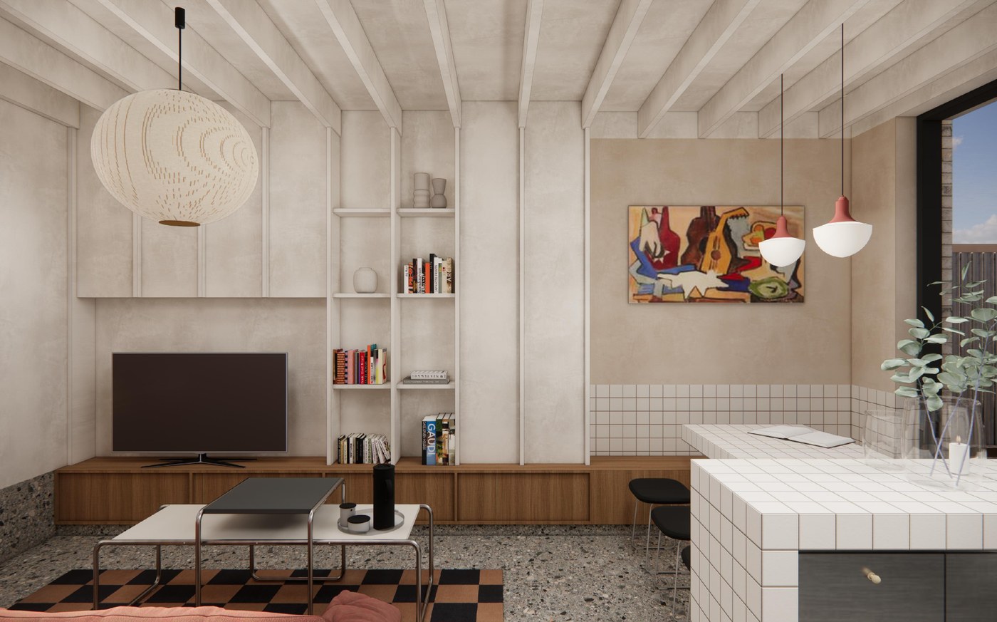 Residential project — interior render